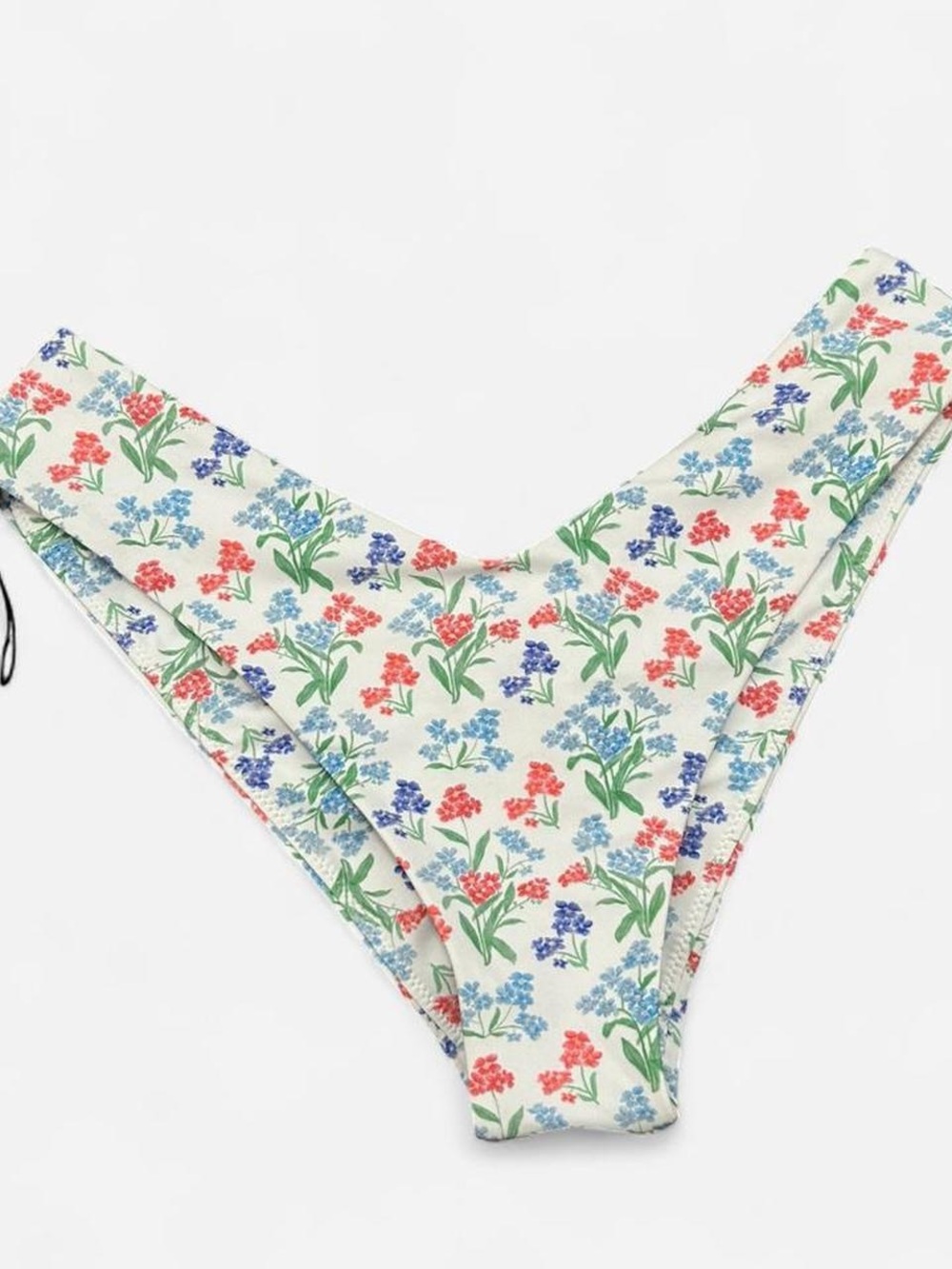 Blackbough Floral Print High Rise Cheeky Bikini Bottoms